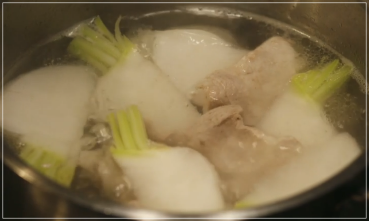 きのう何食べた[1話]レシピ！鮭･たけのこ･ザーサイ･小松菜･厚揚げ･かぶkin6-1
