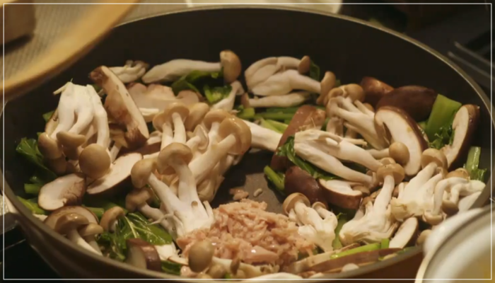 きのう何食べた？[9話]レシピ！きのことツナとかぶの葉の和風パスタ24