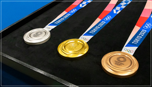 東京オリンピックメダルの一般公開！素材や材質と大きさ！デザインは15